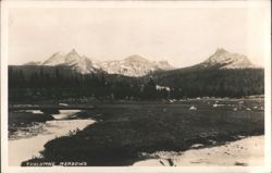 Tuolumne Meadows Mountain Landscape Postcard
