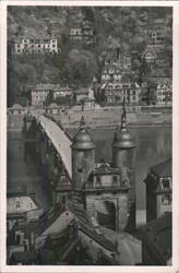 Heidelberg Old Bridge & Ziegelhäuser Landstraße Postcard
