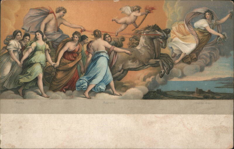 Guido Reni's Aurora, Classical Mythological Scene Art