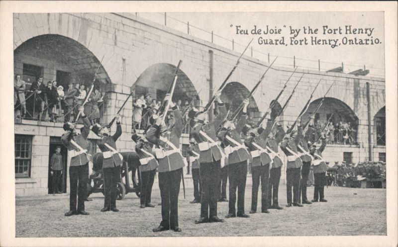 Feu de Joie by Fort Henry Guard, Fort Henry, Ontario Canada