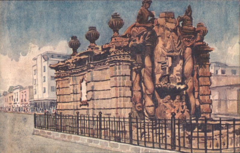 Ornate Fountain, El Sitio de Agua Mexico City