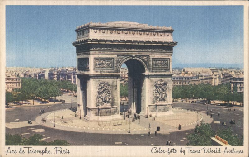Arc de Triomphe, Paris France