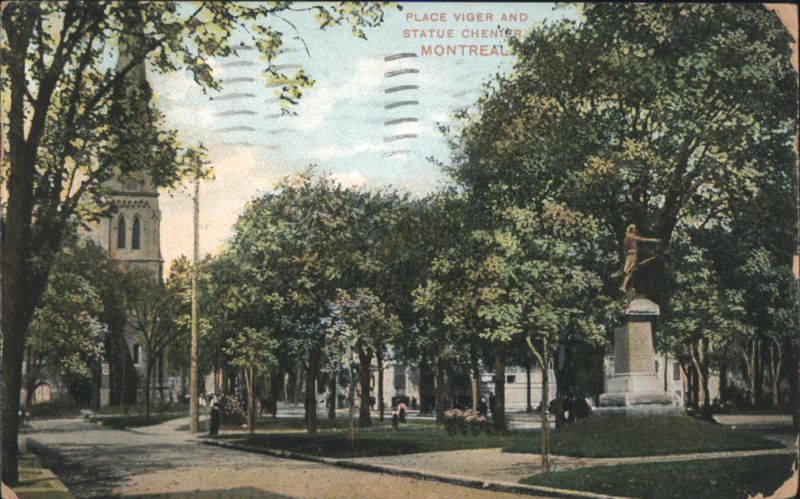 Place Viger and Statue Chenier, Montreal Canada Misc. Canada