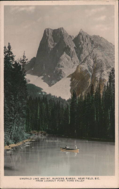 Emerald Lake, Mt. Burgess, Yoho Valley, Field, BC Canada