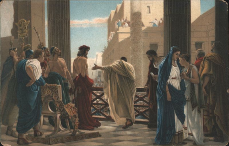 Ecce Homo - Jesus Presented by Pontius Pilate Religious