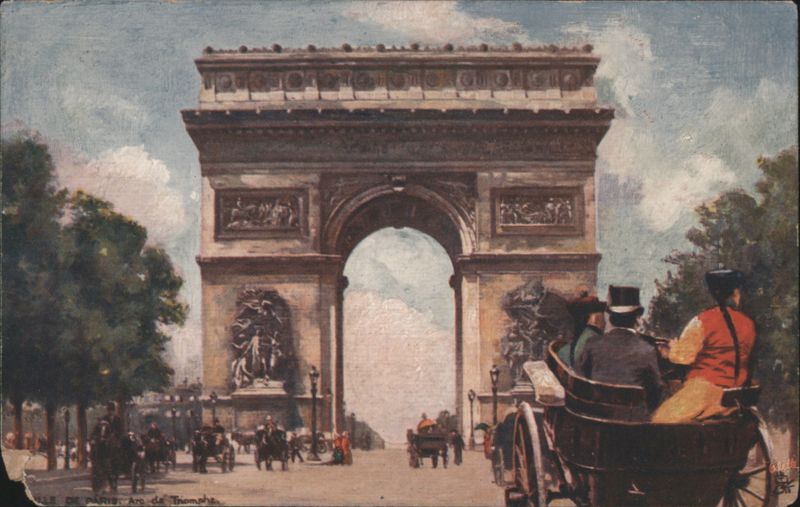 Arc de Triomphe, Paris France