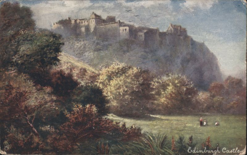Edinburgh Castle, Scotland - Hilltop Fortress H.B.