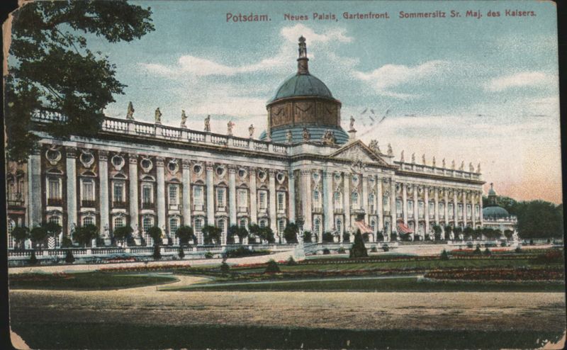 Neues Palais, Garden Front, Emperor's Summer Residence Potsdam Germany