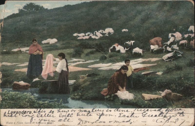 Lavandera: Washerwomen Doing Laundry, Mexico
