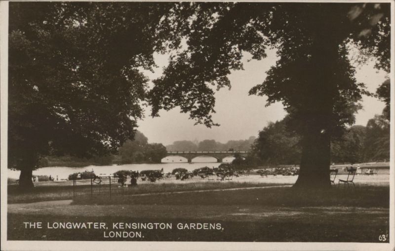 The Longwater, Kensington Gardens, London United Kingdom
