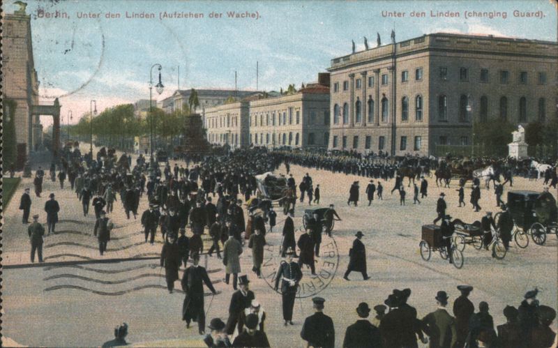 Berlin Unter den Linden Changing Guard Parade Germany