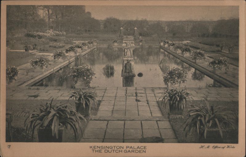 Kensington Palace The Dutch Garden London United Kingdom