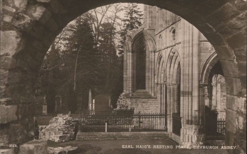 Earl Haig's Resting Place, Dryburgh Abbey Scotland