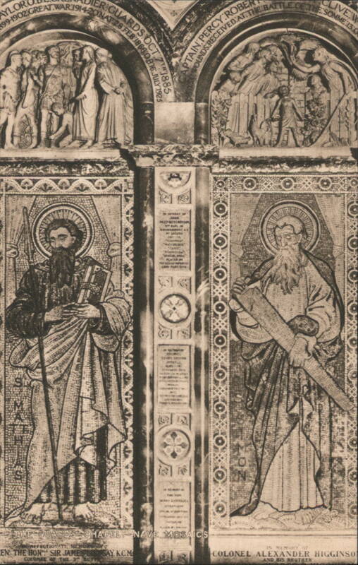 Guards' Chapel Nave Mosaics S. Matthias & S. Simon