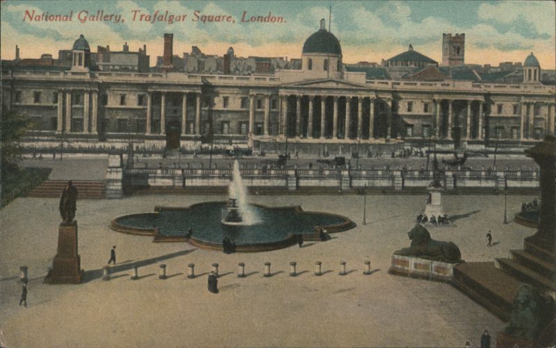 National Gallery, Trafalgar Square, London Great Britain