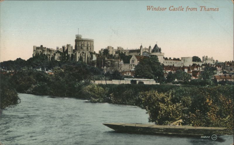 Windsor Castle from Thames United Kingdom Berkshire