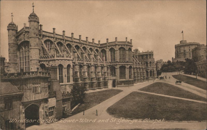 Windsor Castle: Lower Ward & St. George's Chapel England