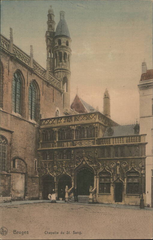 Chapelle du St. Sang, Bruges - Ornate Gothic Facade Belgium