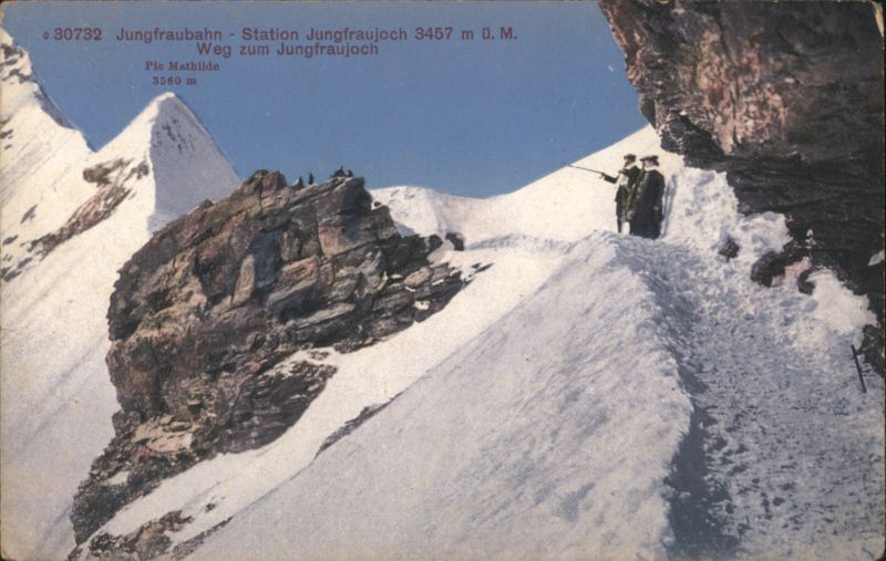 Jungfraubahn - Station Jungfraujoch, Weg zum Jungfraujoch Switzerland