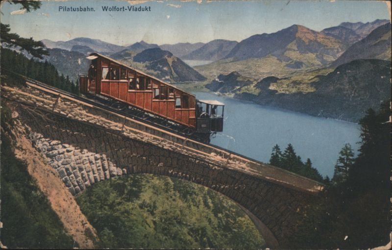 Pilatusbahn, Wolfort-Viadukt Luzern Switzerland