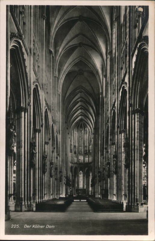 Kölner Dom Interior, Nave & Columns, Cologne Germany