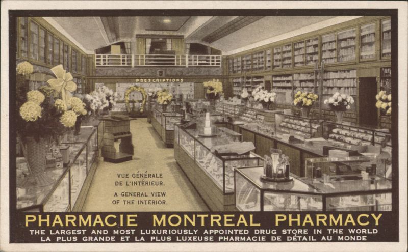 Montreal Pharmacy - Largest & Most Luxurious Drug Store Canada