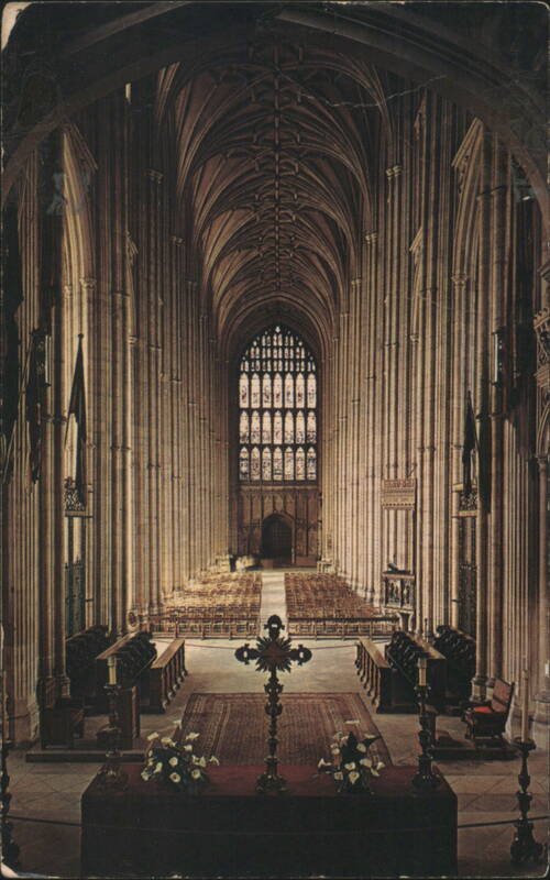 The Nave, Canterbury Cathedral England W. Skipper Kent