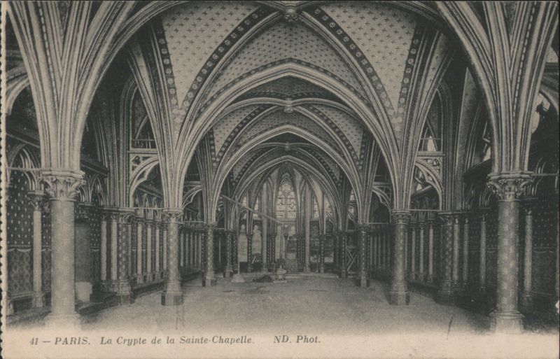 Sainte-Chapelle Crypt, Paris France