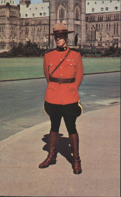 Royal Canadian Mounted Police Officer Red Serge Uniform Canada