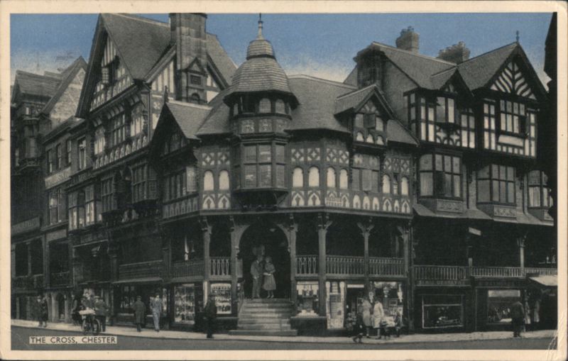 The Cross, Half-Timbered Building, Chester United Kingdom