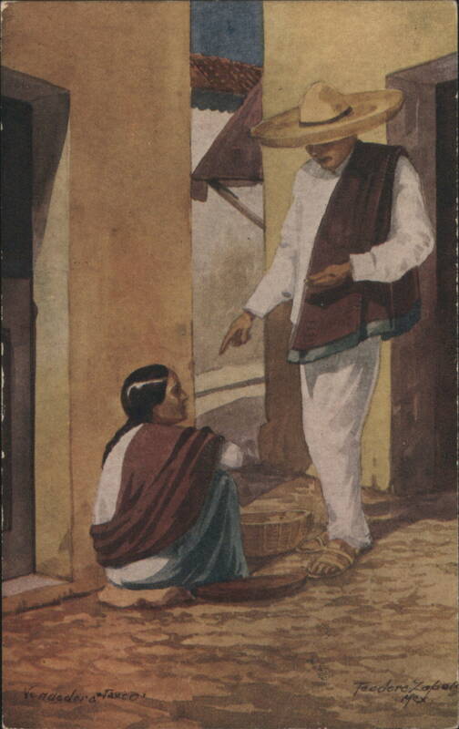 Indigenous Types Taxco, Mexico - Woman & Man Teodora Zabel