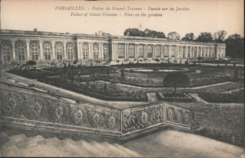Versailles - Grand Trianon Palace, Garden Facade France