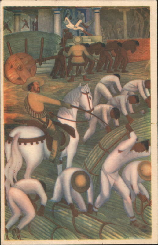 Cutting Sugar Cane, Palacio de Cortes, Cuernavaca Mexico