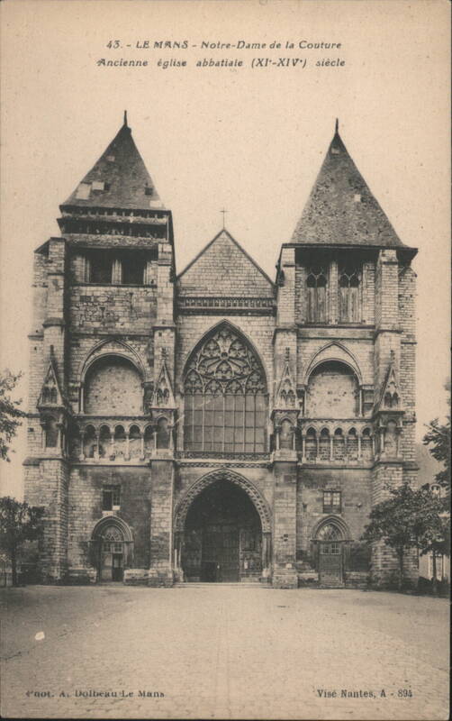 Le Mans - Notre-Dame de la Couture, Ancienne Église Abbatiale France