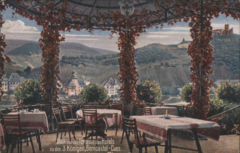 Hotel zu den 3 Königen Terrace View, Bernkastel-Cues Germany