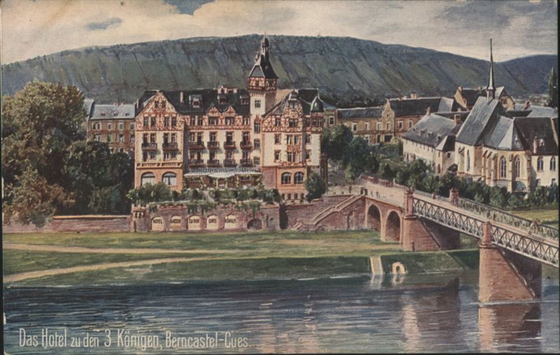 Hotel zu den 3 Königen, Berncastel-Cues, Mosel River Germany