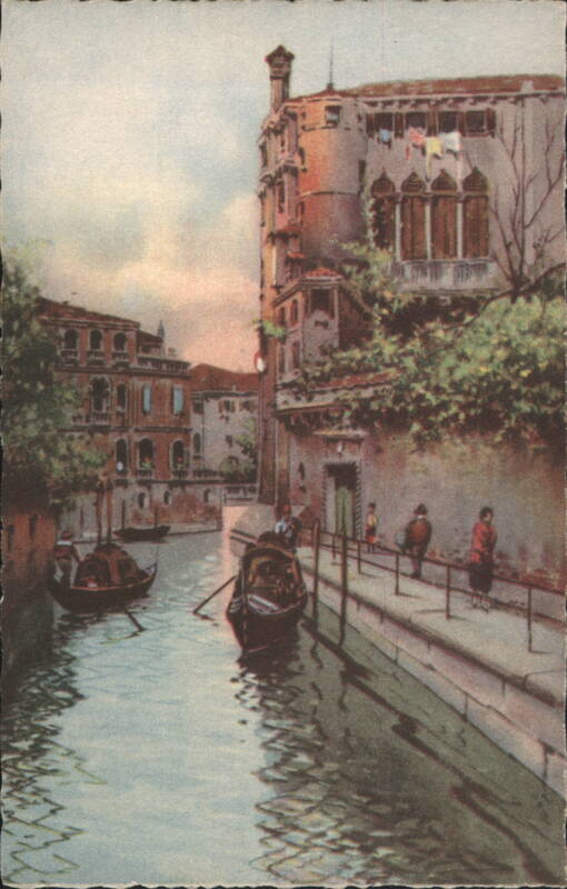 Venice Canal, Rio delle Maravegie Venezia Italy