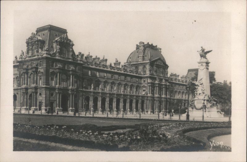 Tuileries Garden, Rohan Pavilion & Gambetta Monument Paris France