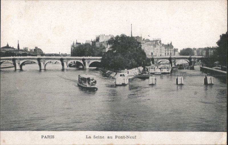 La Seine au Pont-Neuf, Paris France