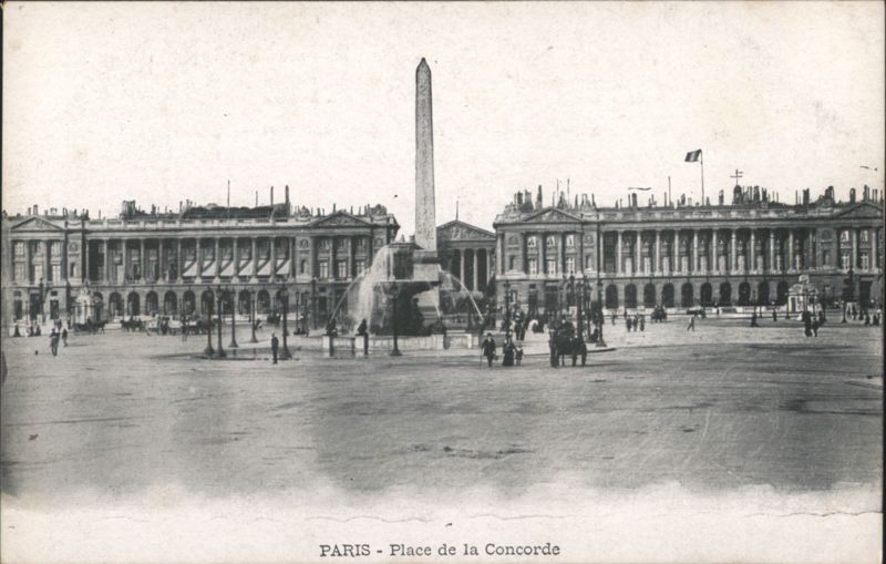 Place de la Concorde, Obelisk and Fountain Paris France