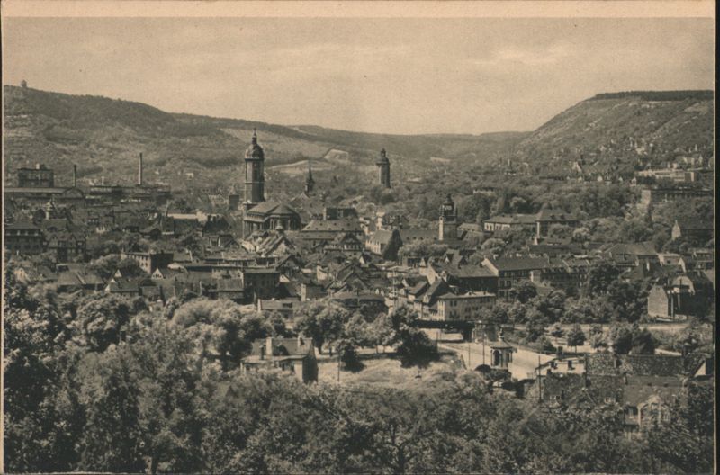Panoramic View of Zeiss & University City Jena, Germany
