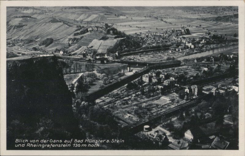 Bad Münster a. Stein, Rheingrafenstein, Gans View Germany