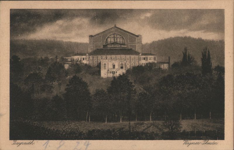 Wagner-Theater Bayreuth Festspielhaus Germany