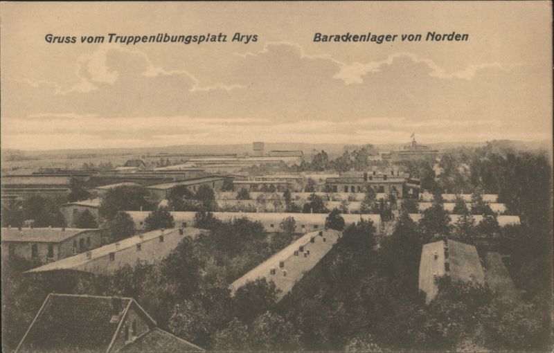 Arys Military Training Ground Barracks Camp View Poland