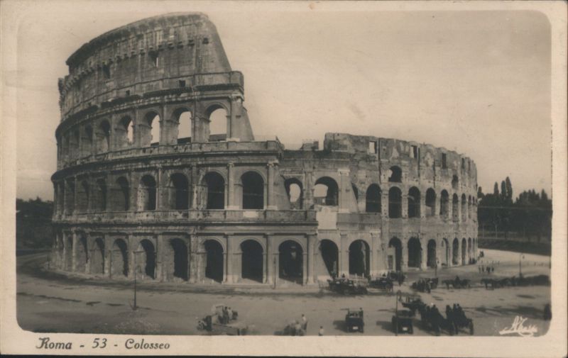 Colosseum, Rome Italy Alinari