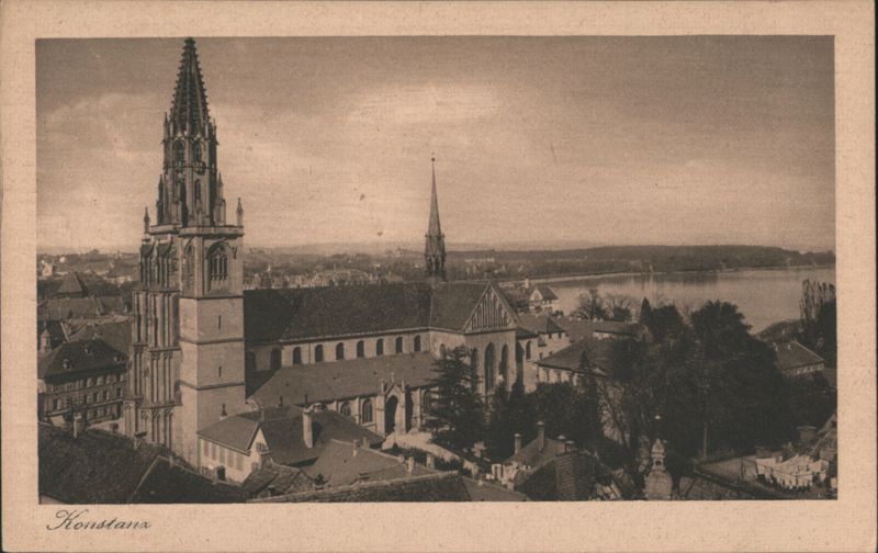 Konstanz Minster and Cityscape Germany