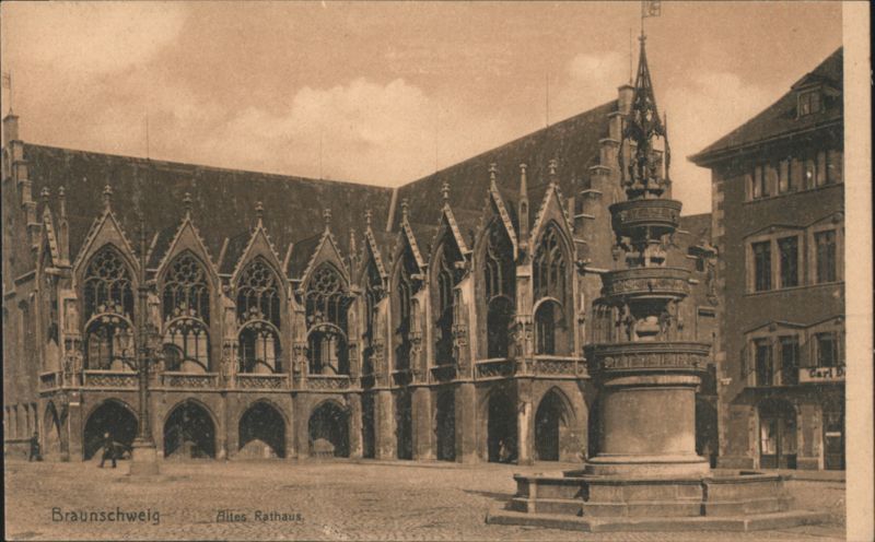 Altes Rathaus and Fountain, Braunschweig Germany