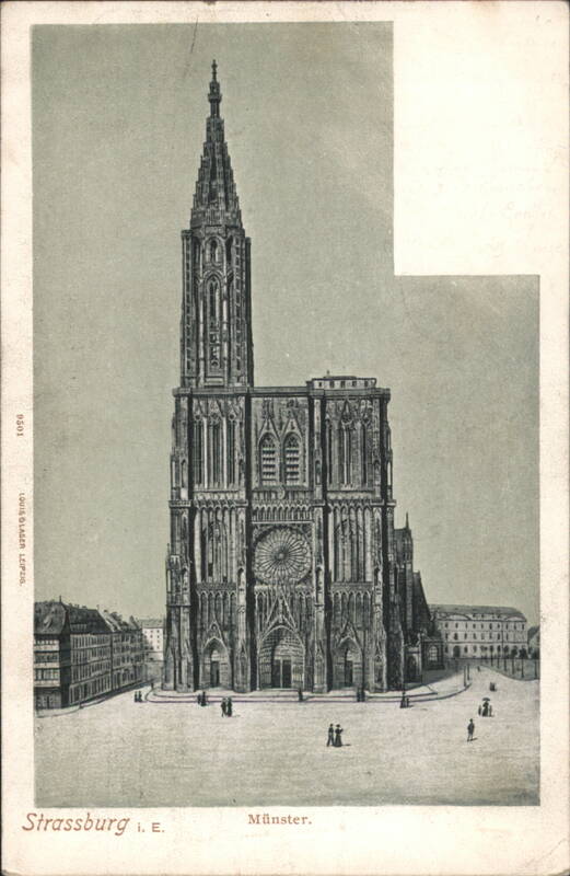 Strasbourg Cathedral Münster, Strassburg i. E. France