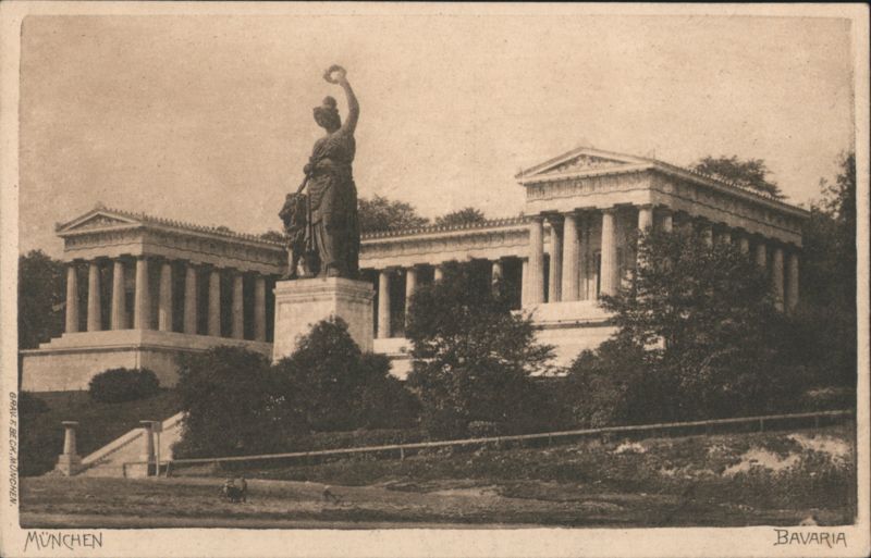 Valhalla Memorial and Bavaria Statue, München Germany
