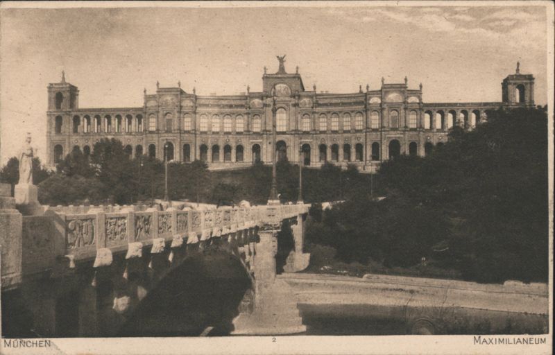 Maximilianeum with Bridge, München Germany